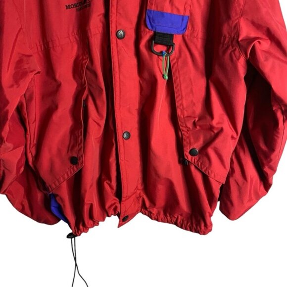 Mobius Men's Red Full Zip Hard Shell Ski Performance Jacket - Picture 3 of 14